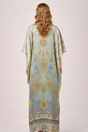 Ivory Lattice Kaftan - image 3