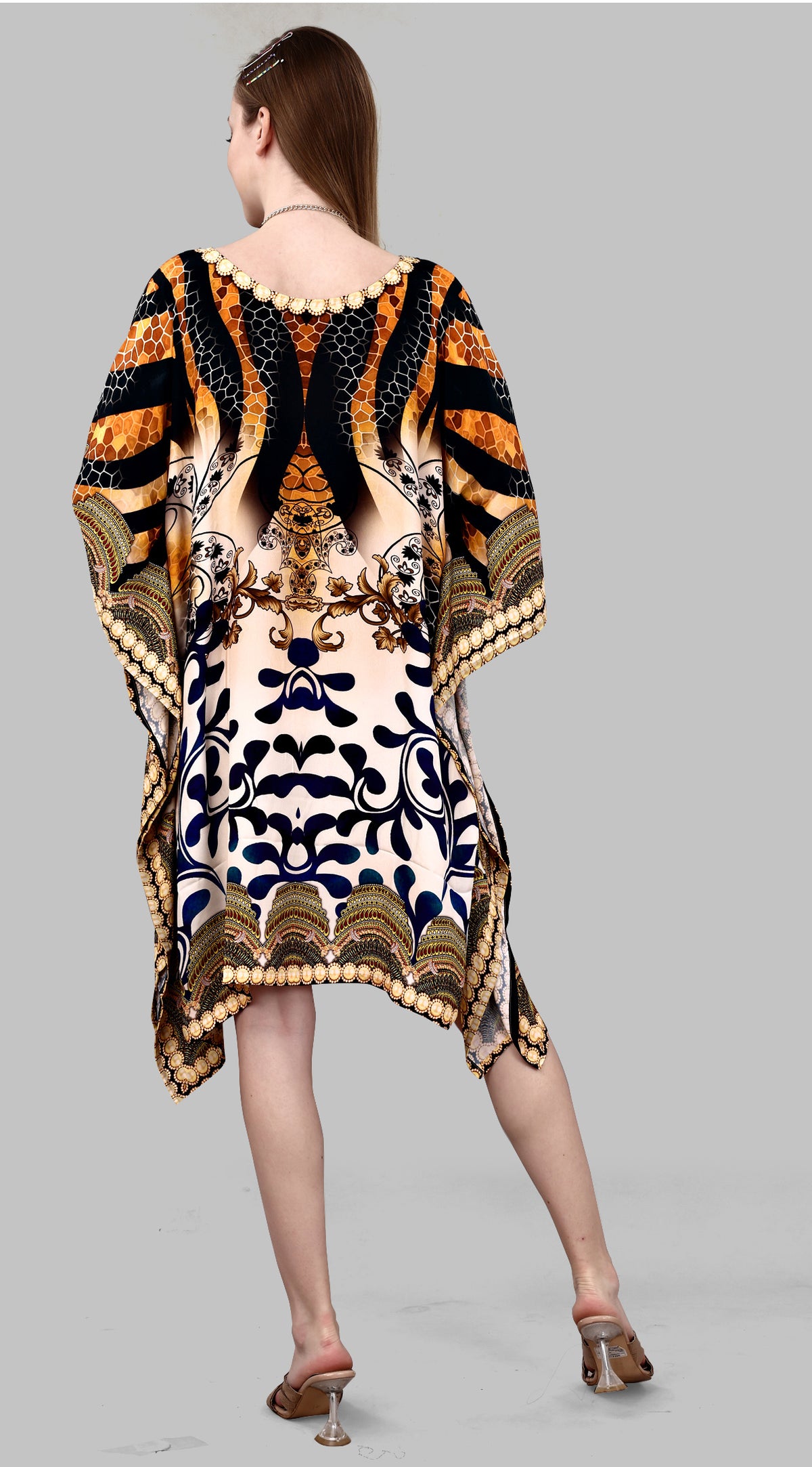 Wild Safari Animal Print Kaftan - image 3