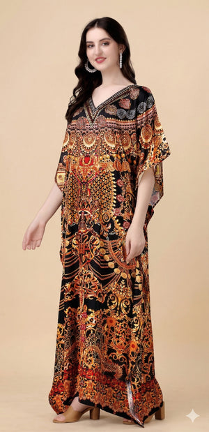 Zarvaani Noir Kaftan - image 2
