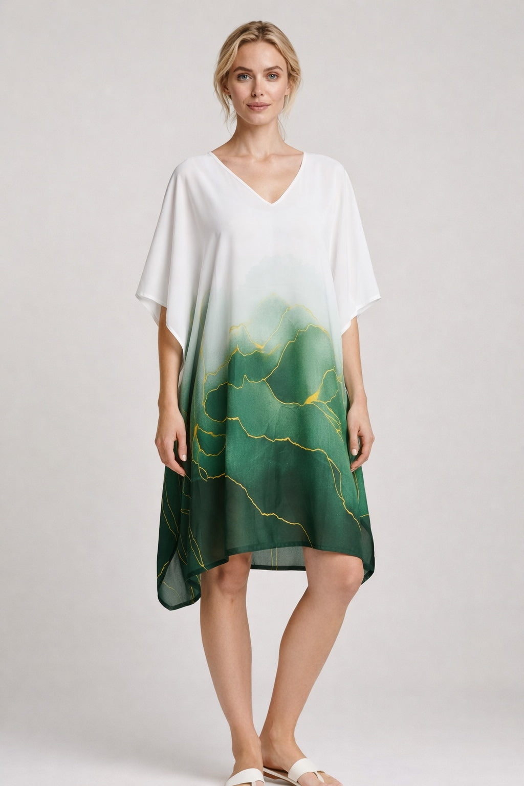 Verdant Calm Kaftan - image 1
