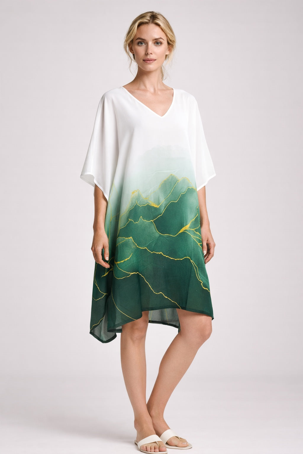 Verdant Calm Kaftan - image 3