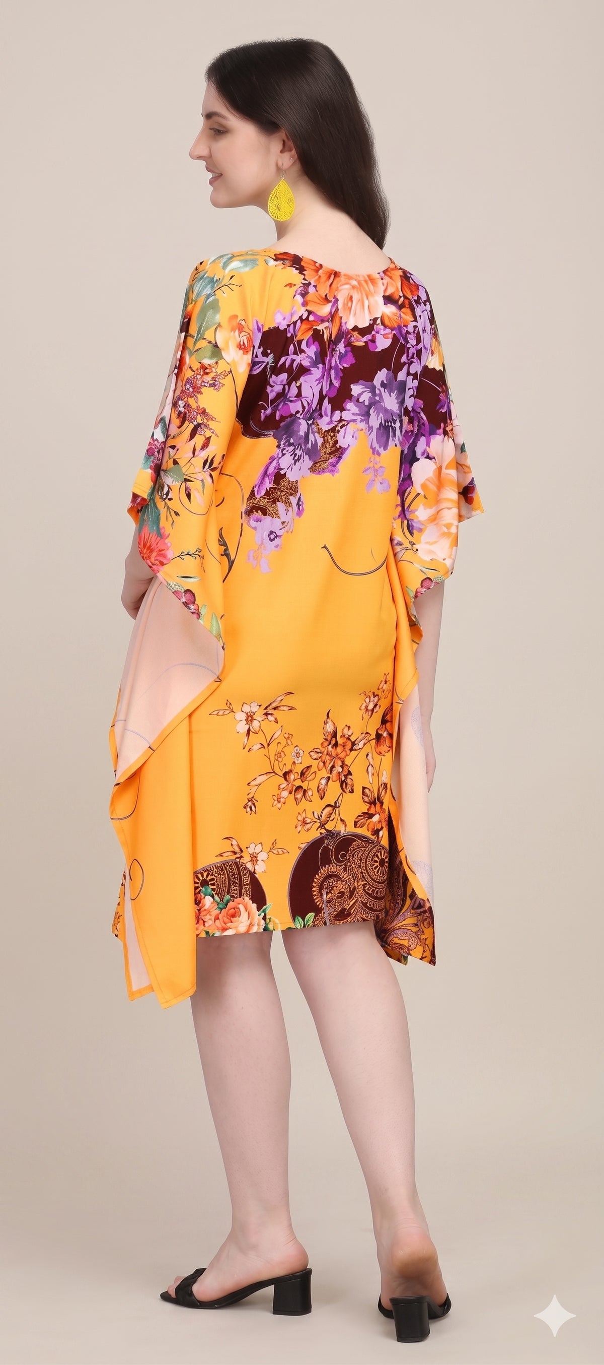 Saffron Jardin Mini Kaftan - image 2