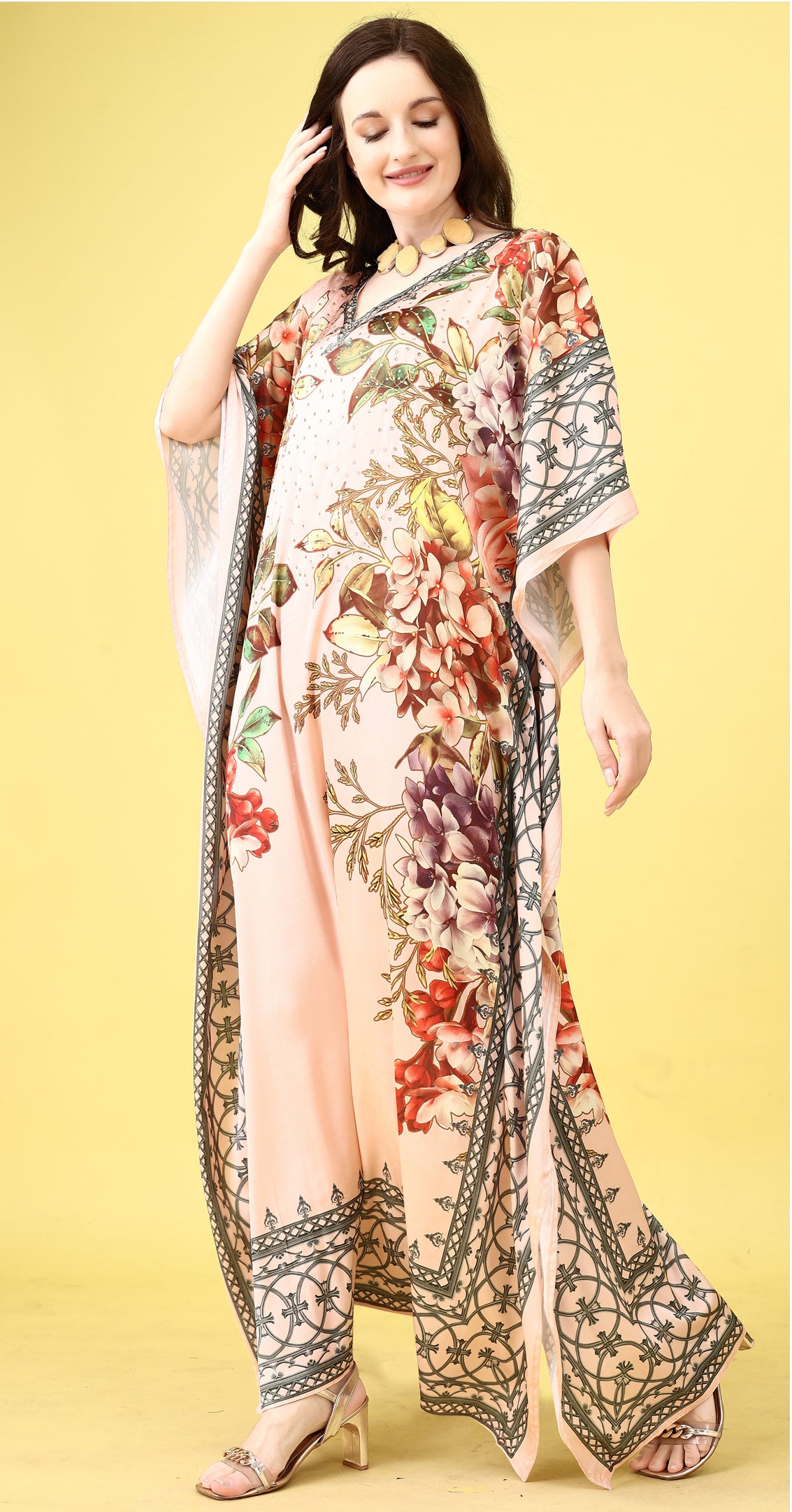 Tropicana Dream Printed Kaftan - image 1
