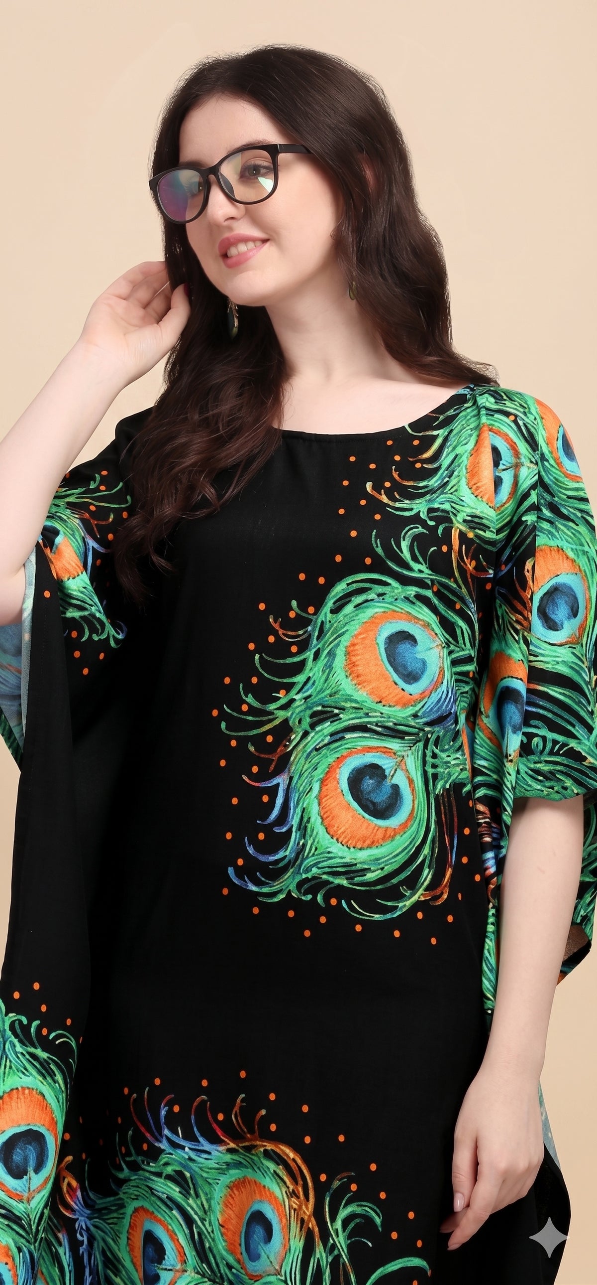 Emerald Mayura Mini Kaftan - image 1