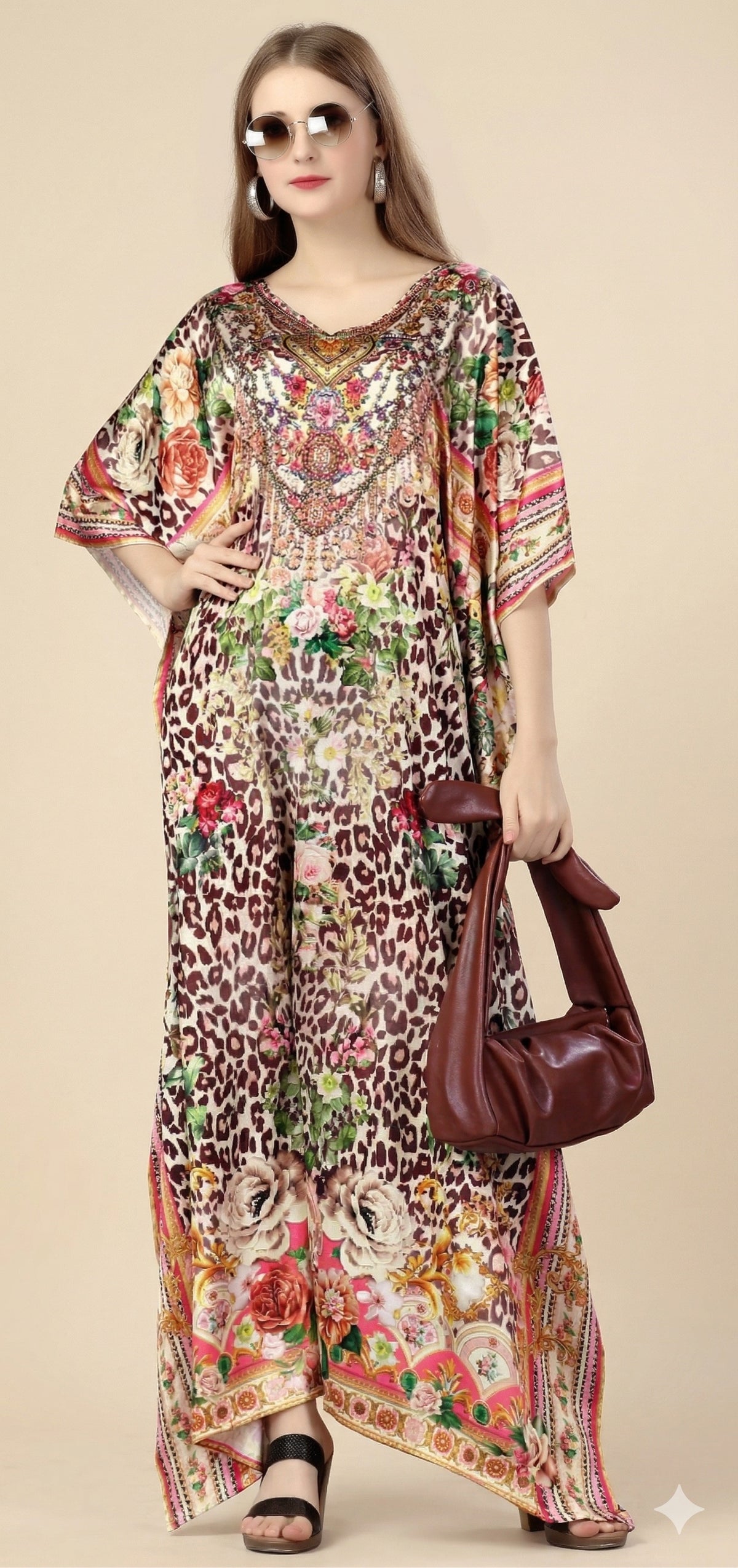 Rosette Safari Kaftan - image 1