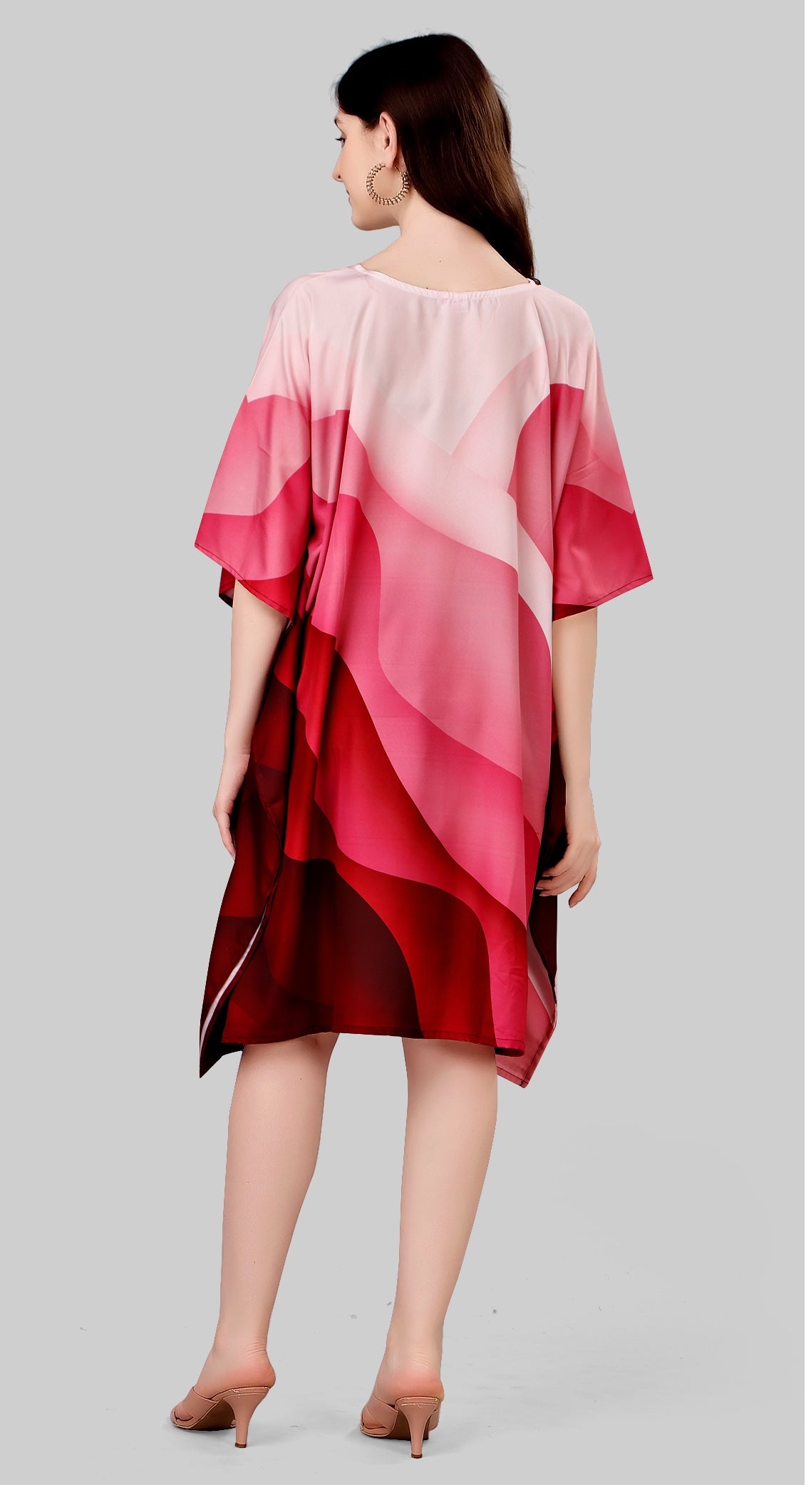 Rani Wave Bloom Cotton Kaftan - image 2