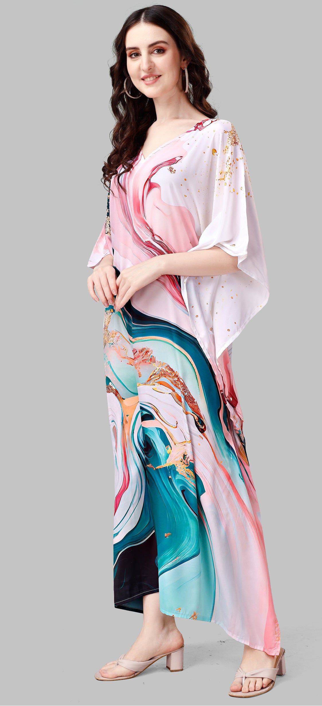 Waves of Colour Kaftan - image 1