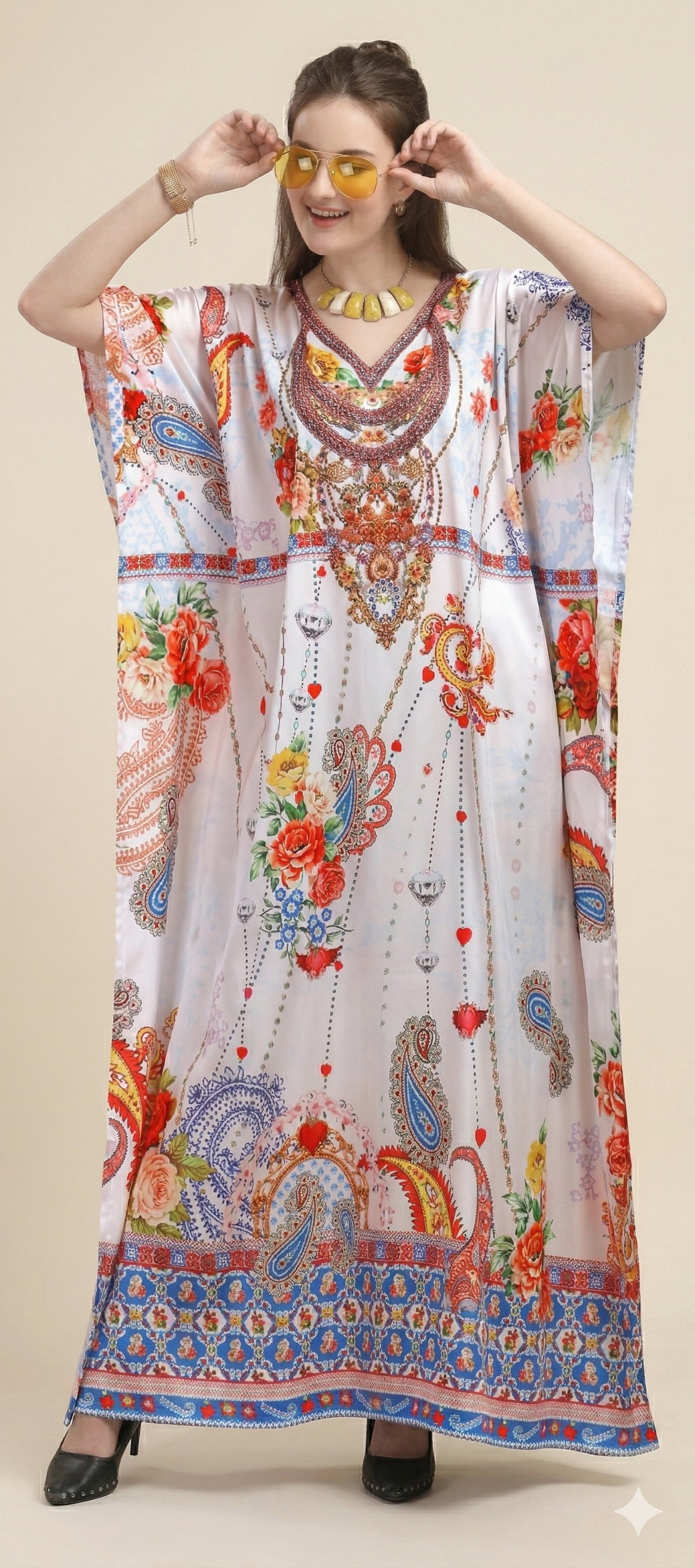 Ivory Heirloom Kaftan - image 2