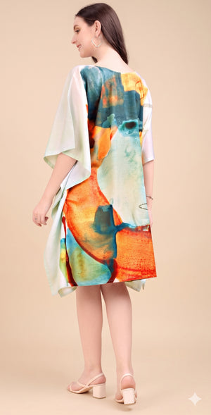 Aurora Canvas Mini Kaftan - image 2