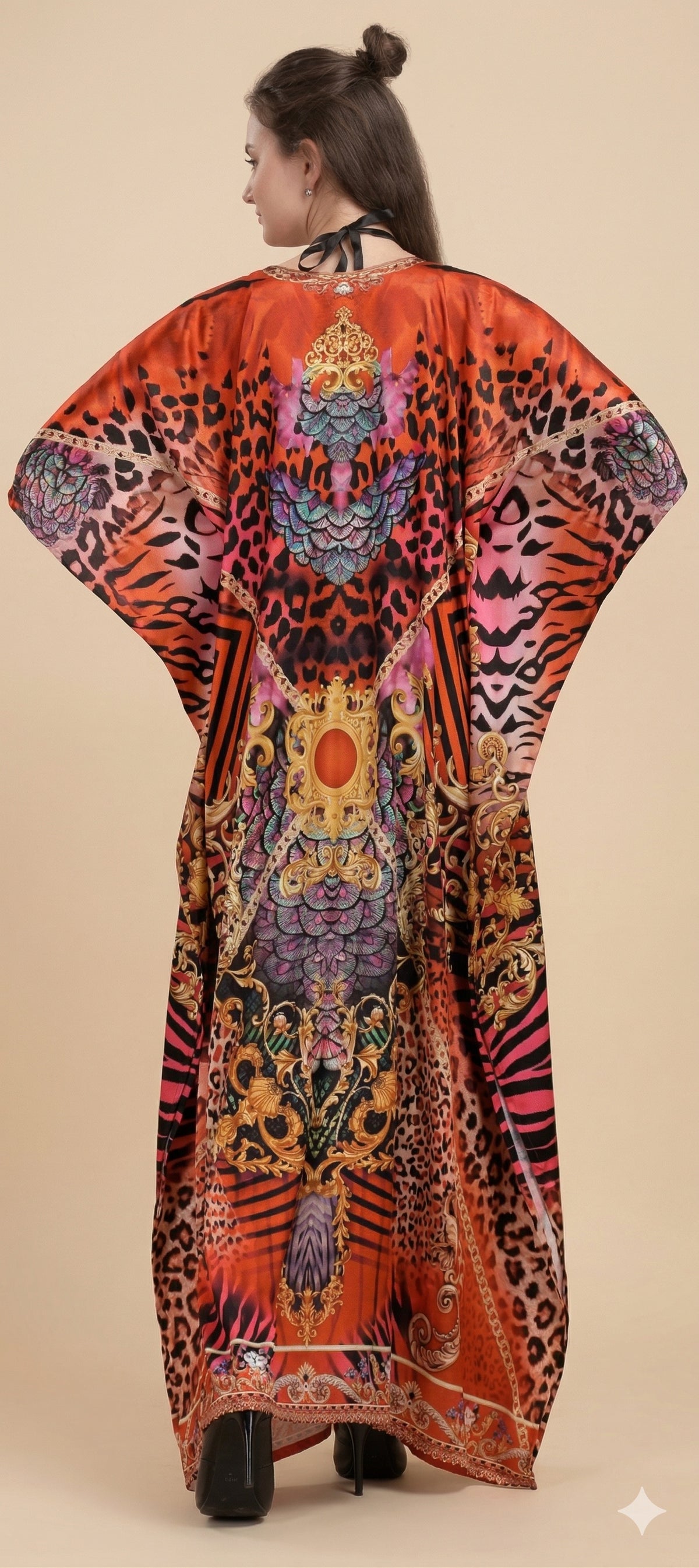 Crimson Safari Kaftan - image 2