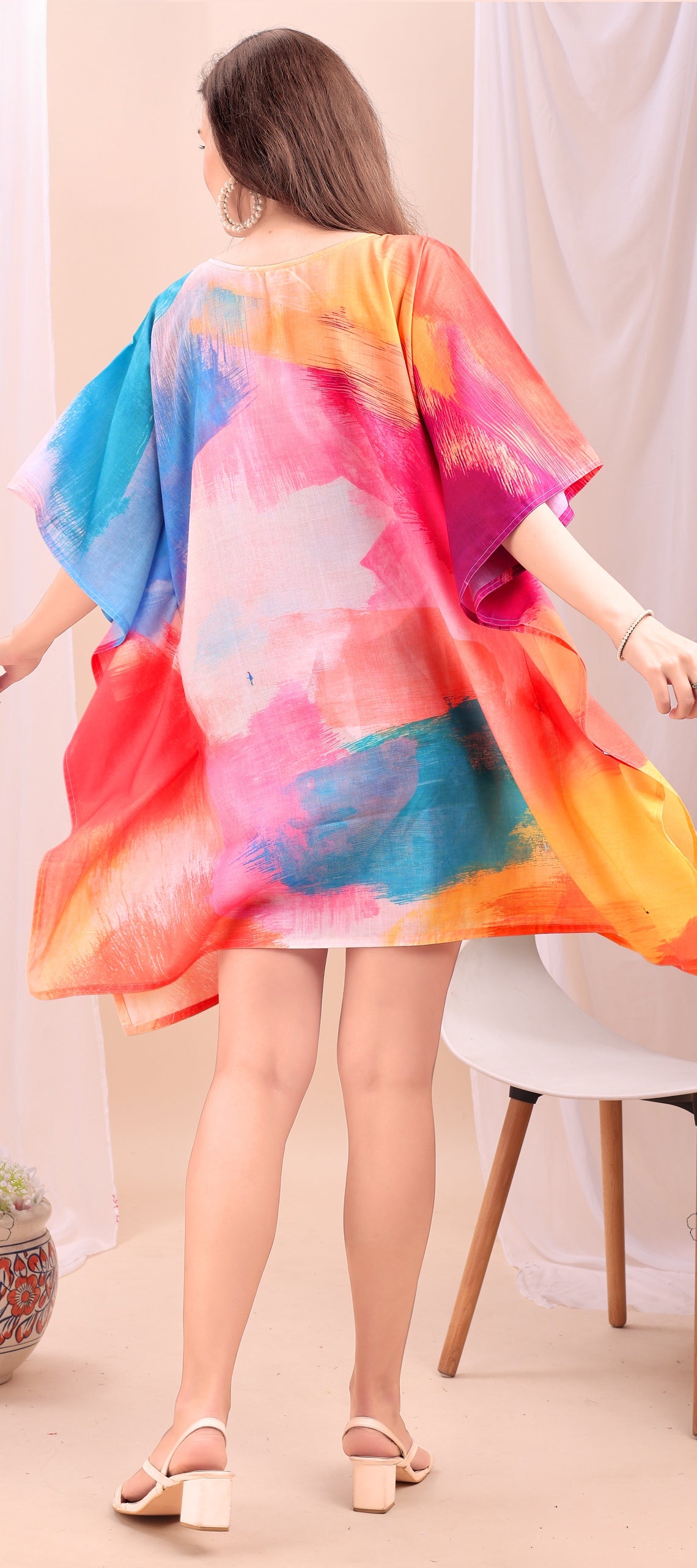 Blush Petala Cotton Kaftan - image 2