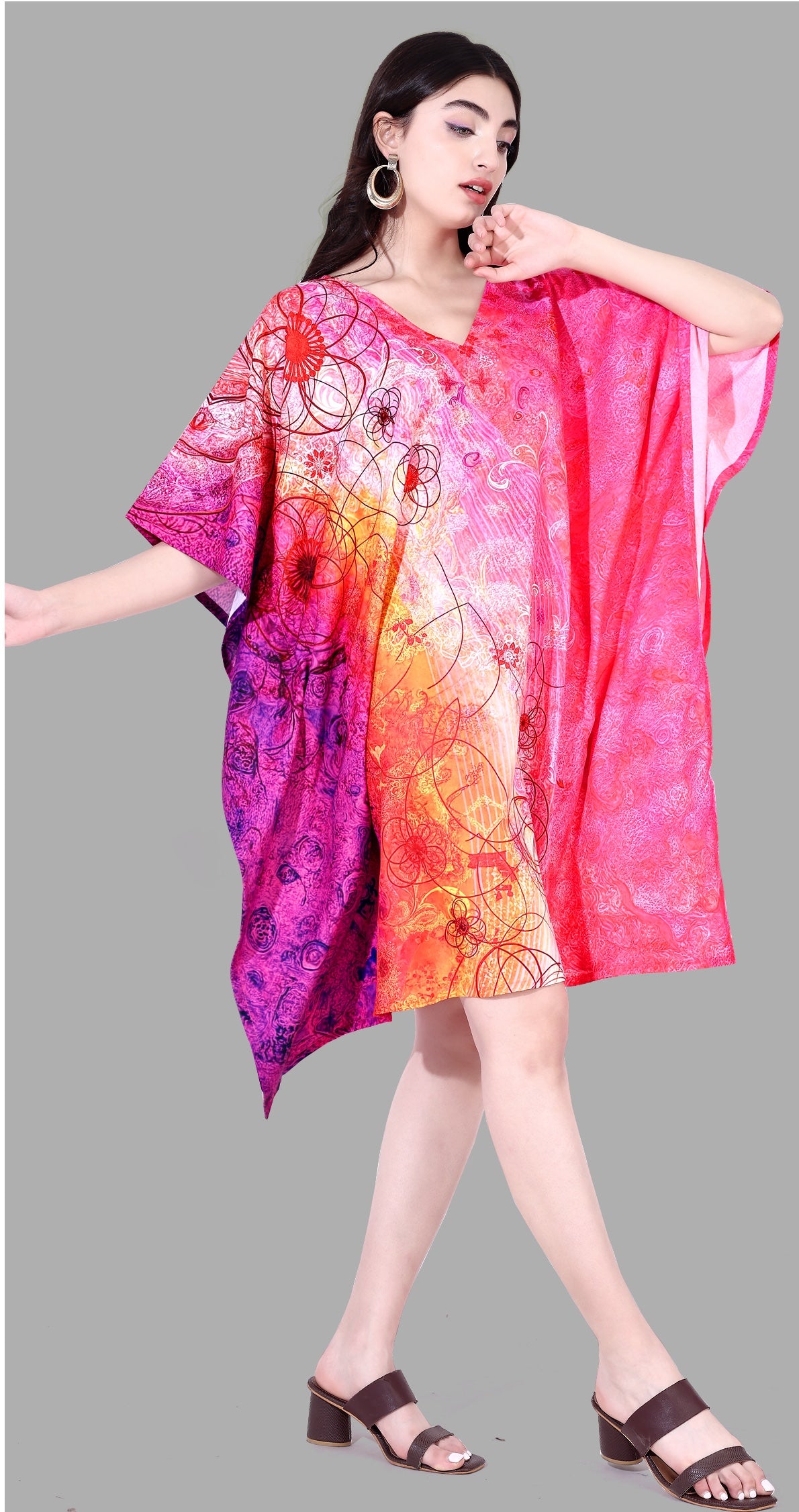Rang Rhapsody Cotton Kaftan - image 3