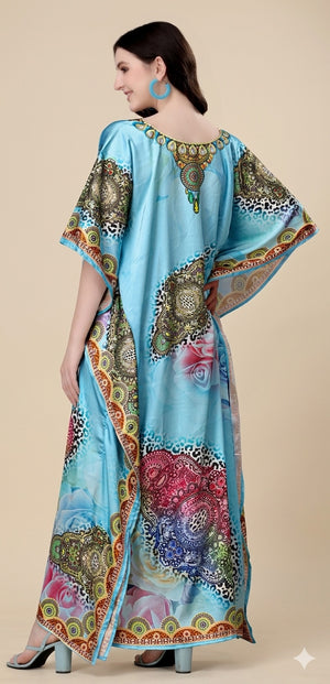 Azure Mandala Kaftan - image 3