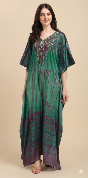 Emerald Drift Kaftan - image 1