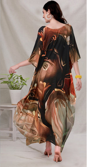 The Art of Chaos Printed Kaftan - image 2