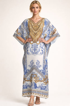 Blue Crest Kaftan - image 1