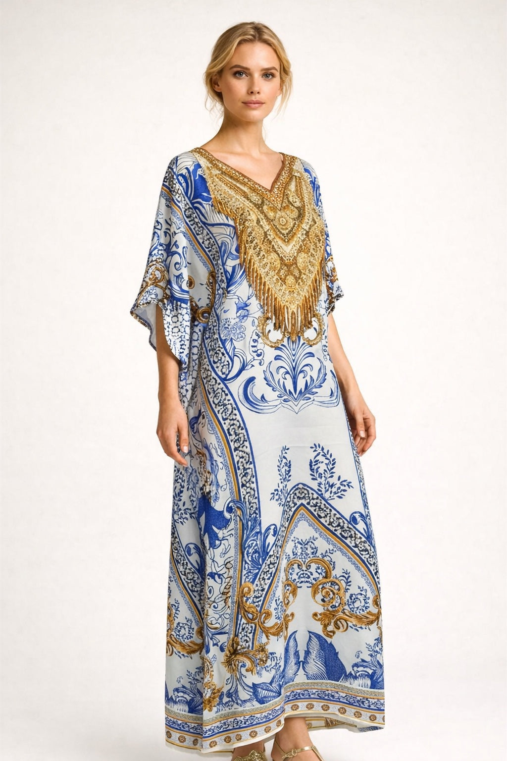 Blue Crest Kaftan - image 2