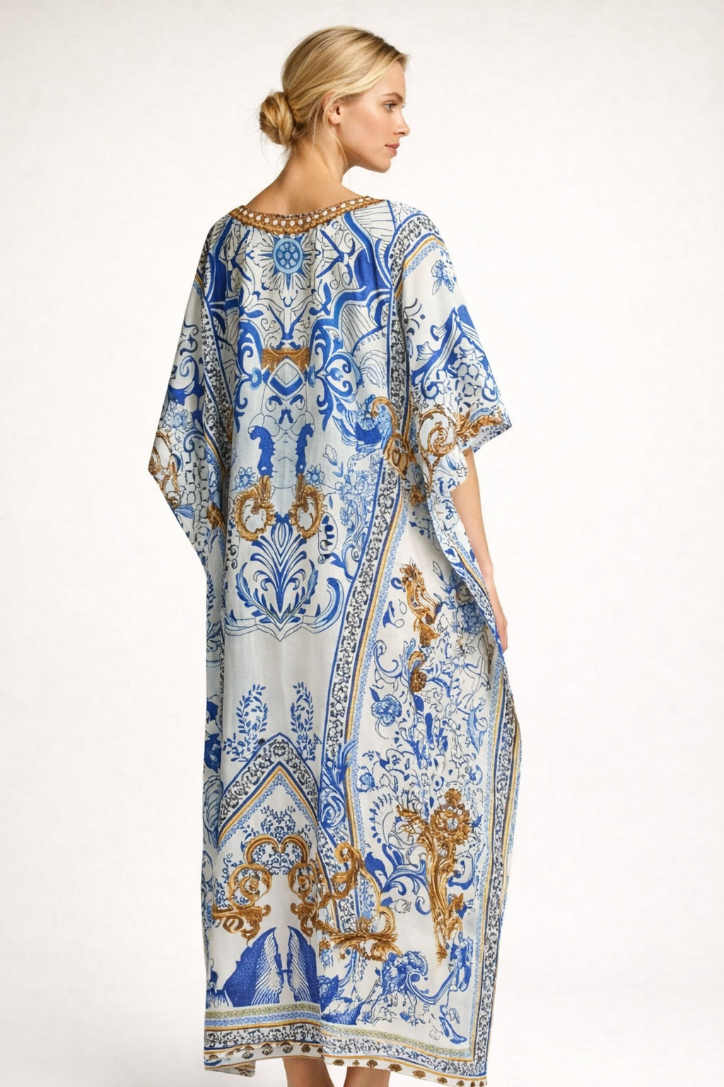 Blue Crest Kaftan - image 3