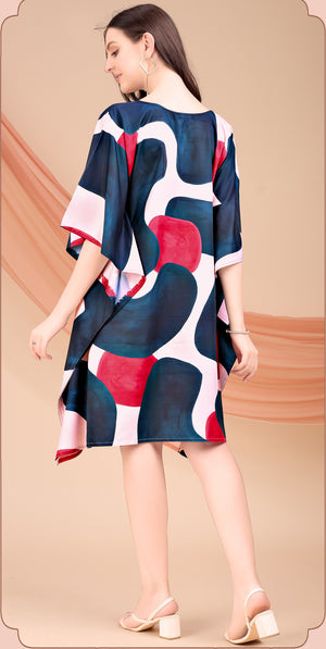 Vintage Charm Printed Kaftan - image 3