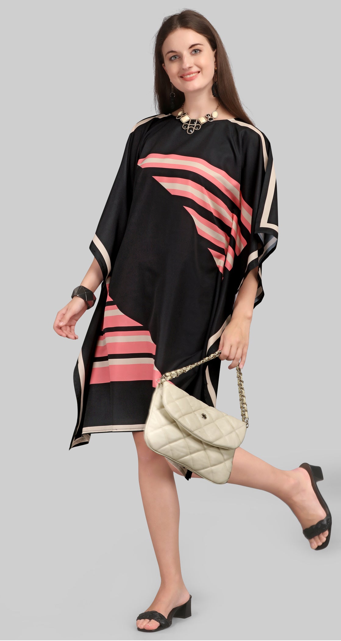 Mystic Waves Abstract Kaftan - image 1