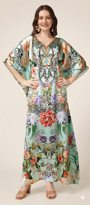 Mint Blossom Kaftan - image 1