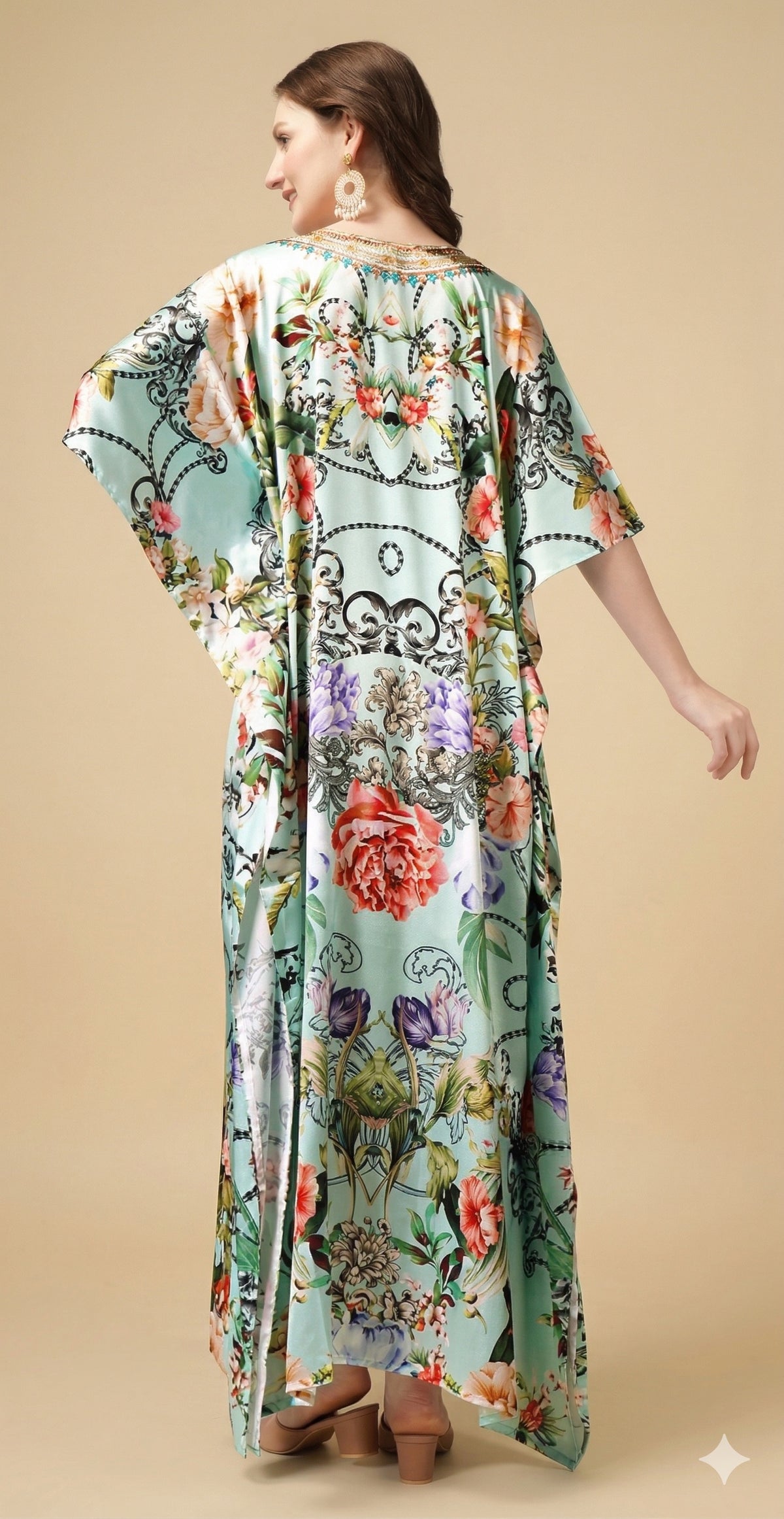 Mint Blossom Kaftan - image 2