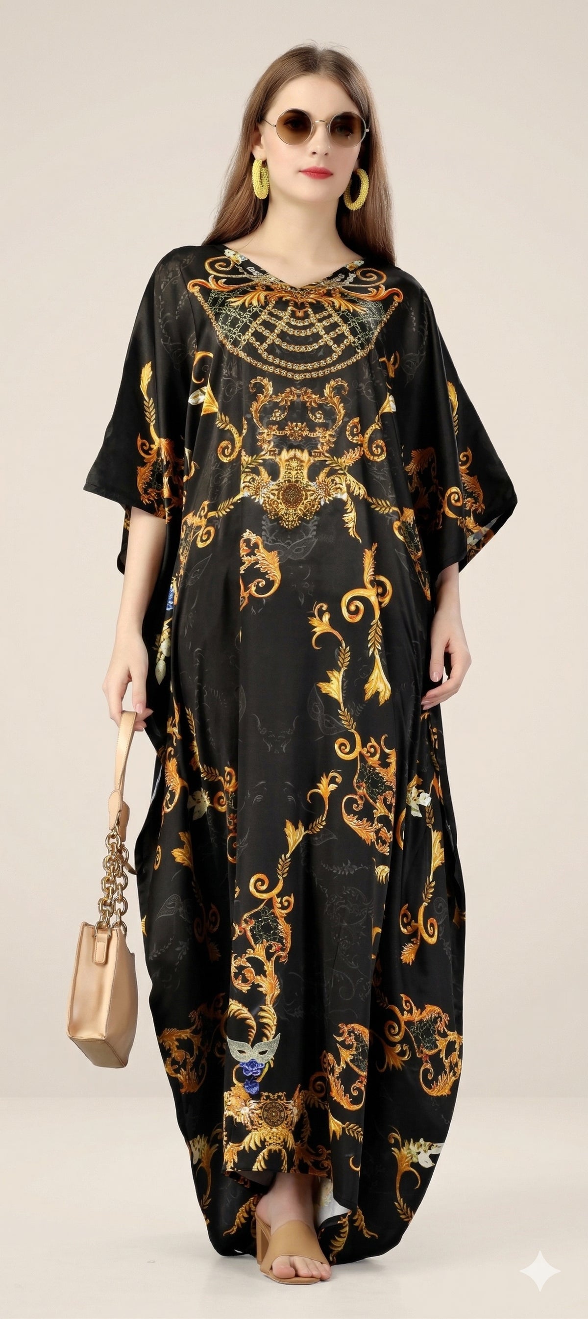 Noir Aurelia Kaftan - image 1