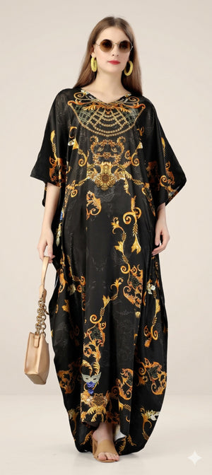 Noir Aurelia Kaftan - image 1