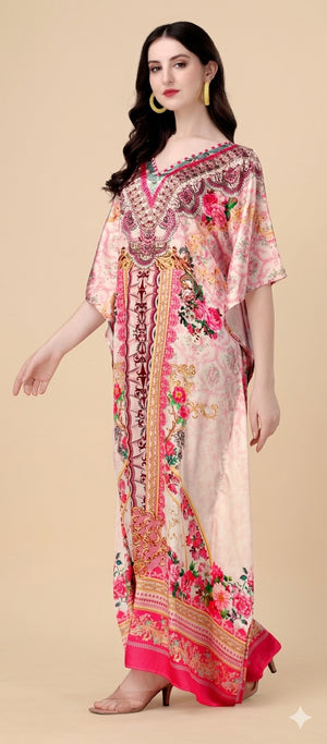 Rosé Mehfil Kaftan - image 1