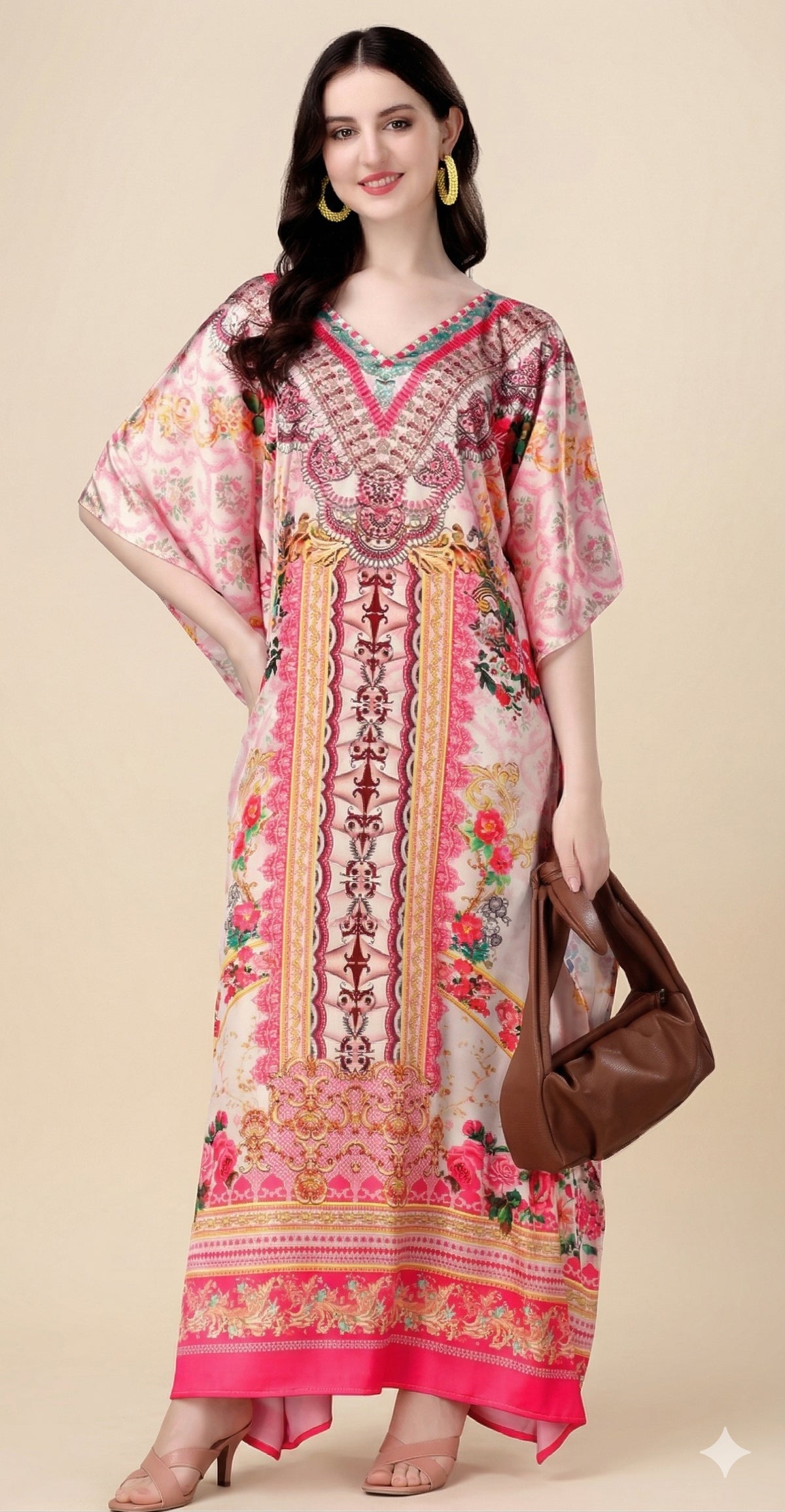 Rosé Mehfil Kaftan - image 2