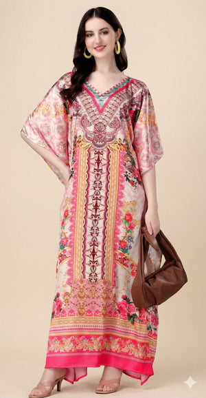Rosé Mehfil Kaftan - image 2
