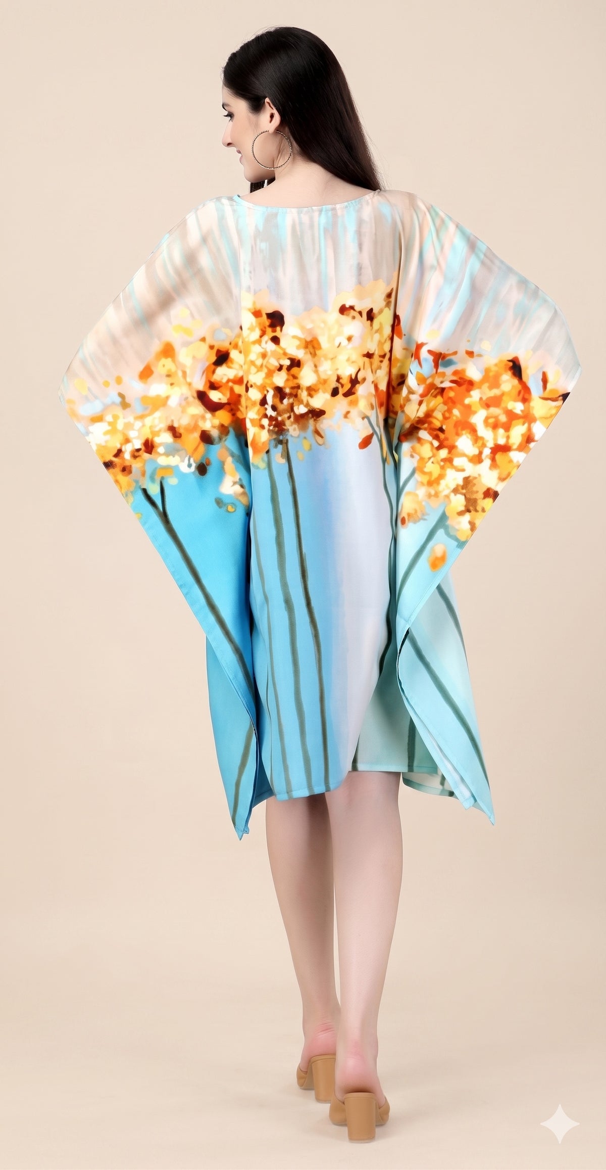 Marigold Drift Mini Kaftan - image 3