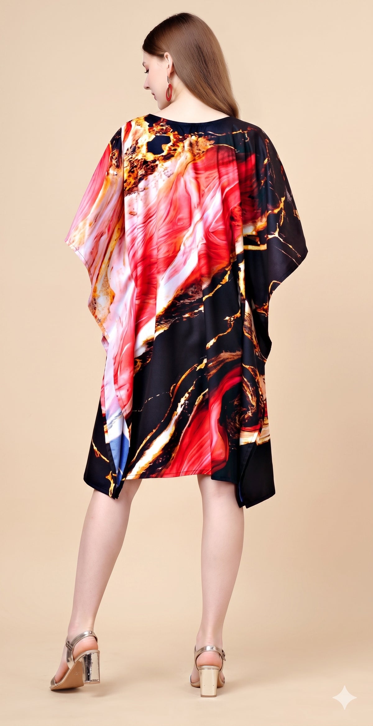 Molten Noir Mini Kaftan - image 2