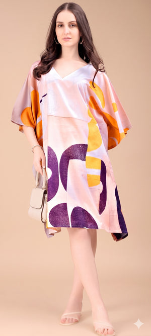 Peach Solstice Mini Kaftan - image 1