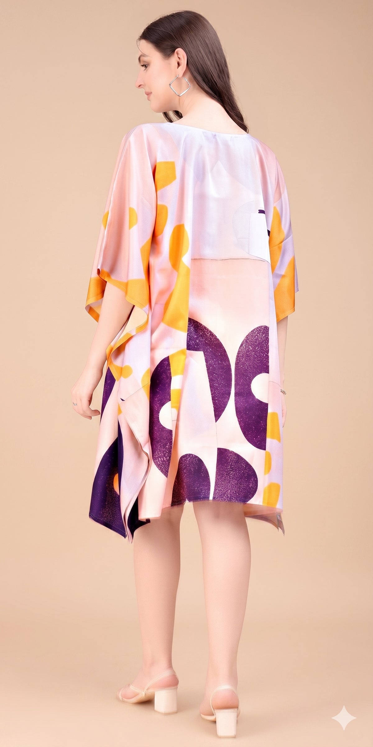 Peach Solstice Mini Kaftan - image 3