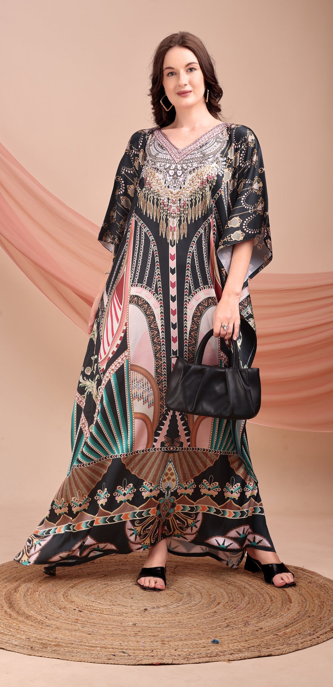 Noir Muse Kaftan - image 1