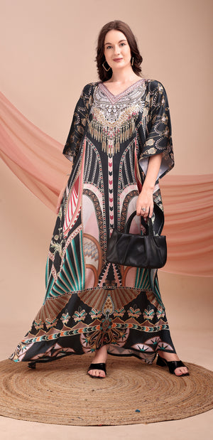 Noir Muse Kaftan - image 1