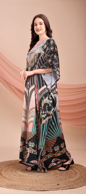 Noir Muse Kaftan - image 3