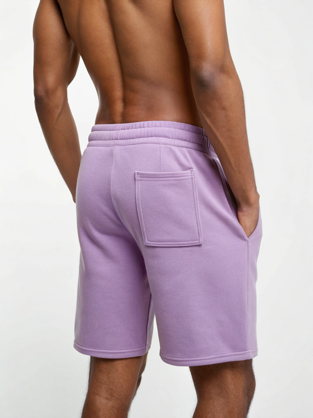 ChillFlex: Cotton Blend Men’s Shorts Lavender