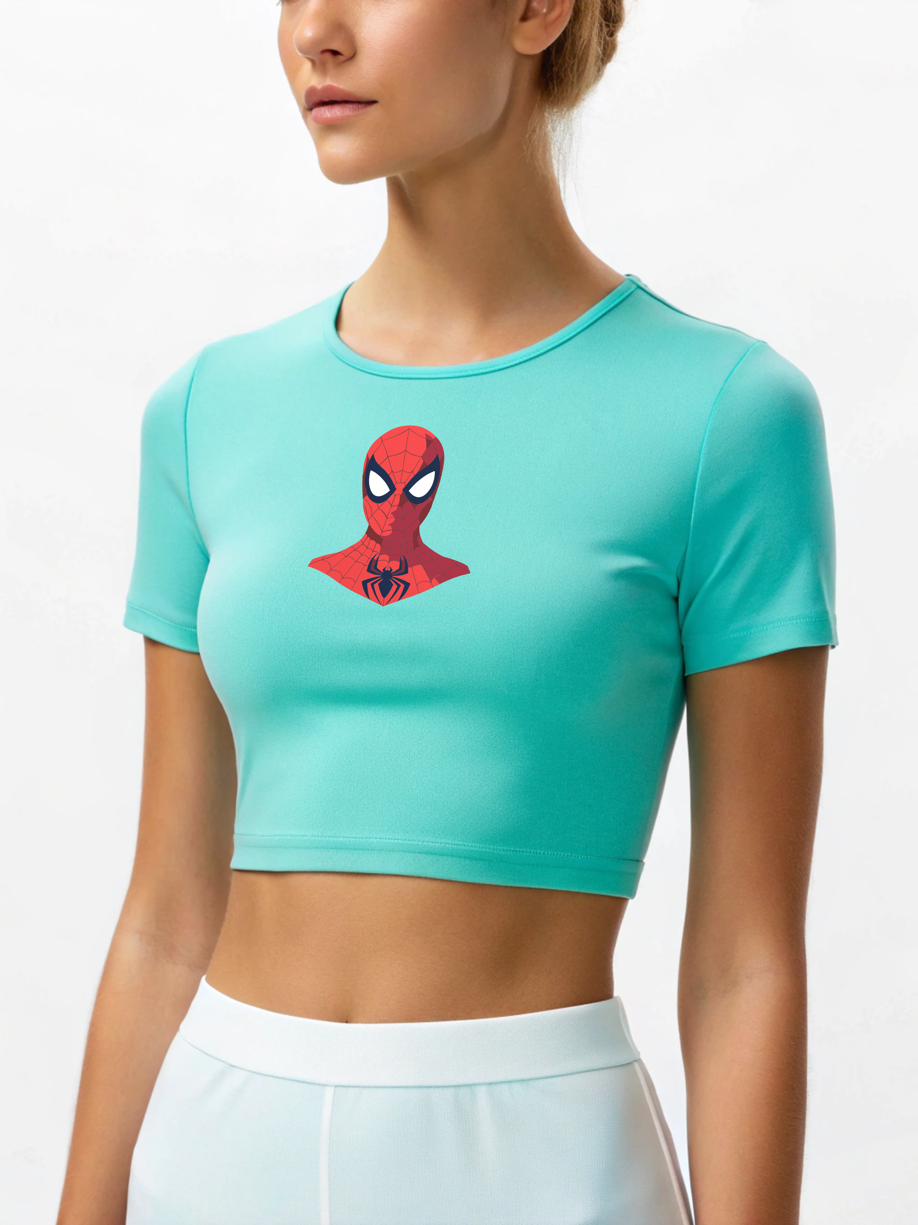 SpiderStyle: Classic Spidey Women’s Crop Top