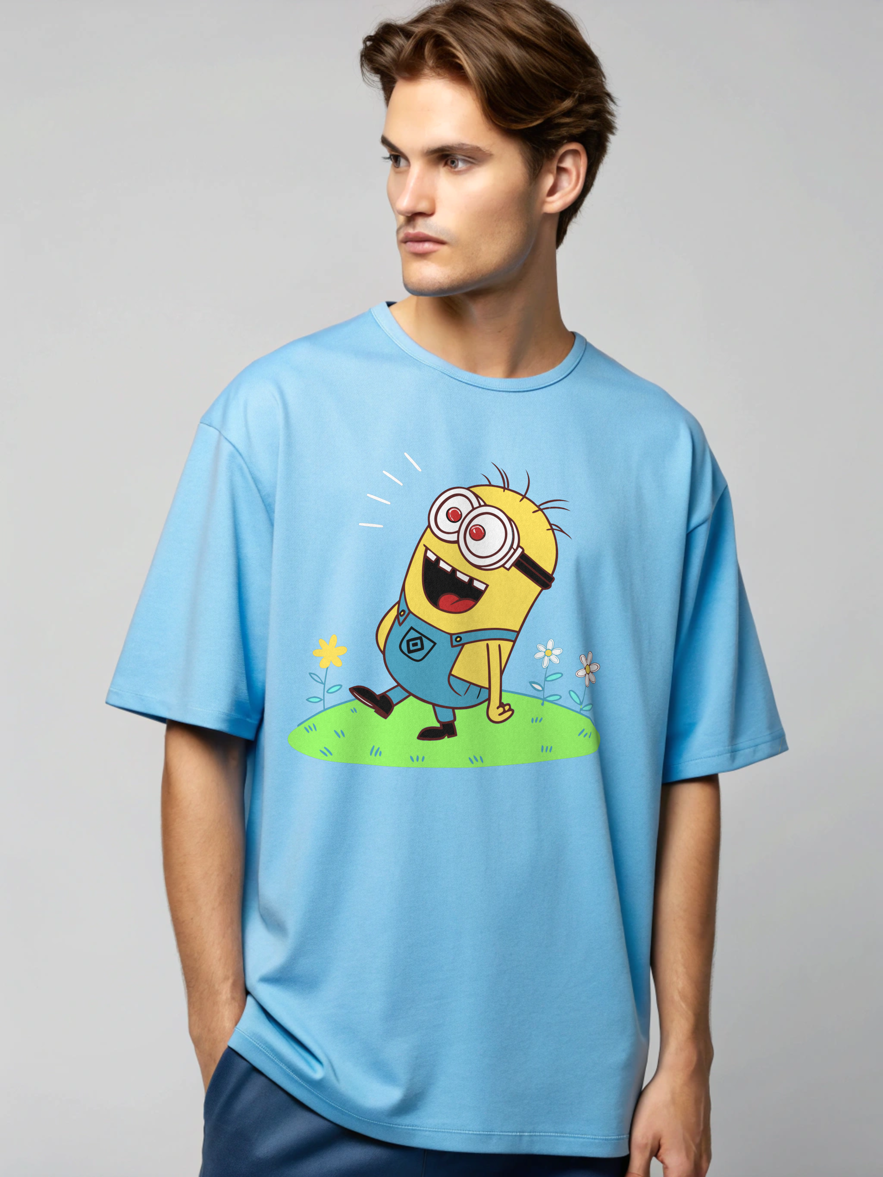 Minion Daydreaming Oversized T-Shirt