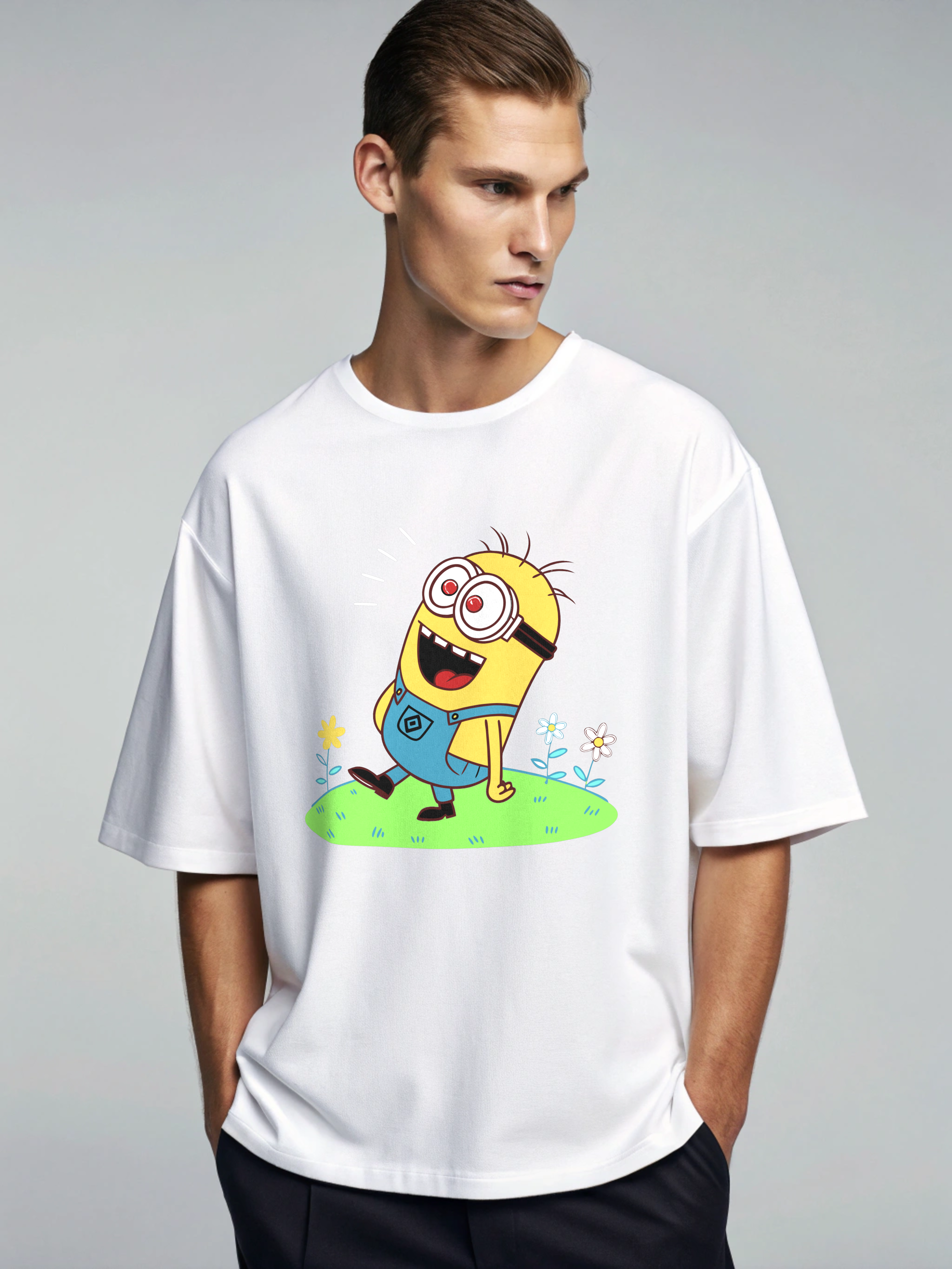Minion Daydreaming Oversized T-Shirt